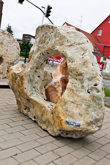 Ozeanfindling Skulpturstein Kalkstein-Konglomerat