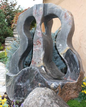 Ozeanfindling Skulpturstein für den Garten