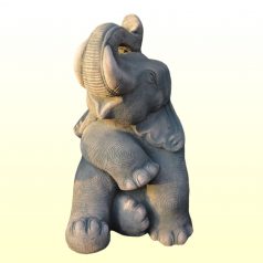Elefant als Gartenfigur aus Sandsteinguss