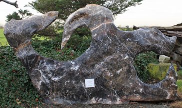 Ozeanfindling Skulpturstein Marmor-Kalkstein Harlekin
