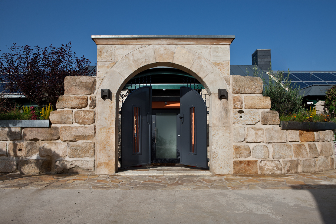 Sandstein Torbogen LPM Naturstein Centrum Krostitz bei Leipzig