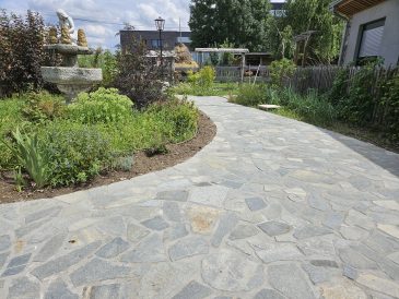 Kavala Polygonalplatten grau