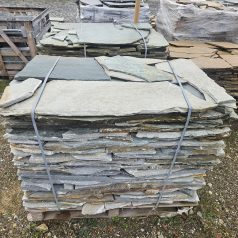 Polygonalplatten grün braun nuanciert