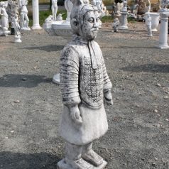 Chinesischer Krieger Deko Gartenfigur Betonfigur