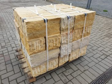 Mauerstein Sandstein Lagerfugen gesägt 20 20 40 kaufen bei Naturstein Centrum LPM Krostitz bei Leipzig