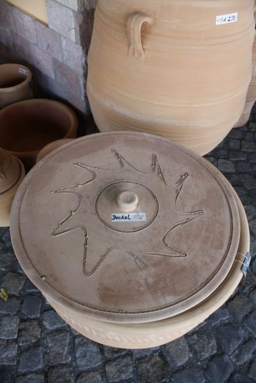 Kreta Keramik Deckel frostfest