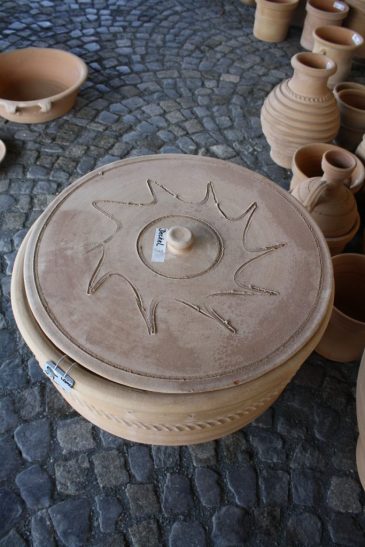 Kreta Keramik Deckel frostfest