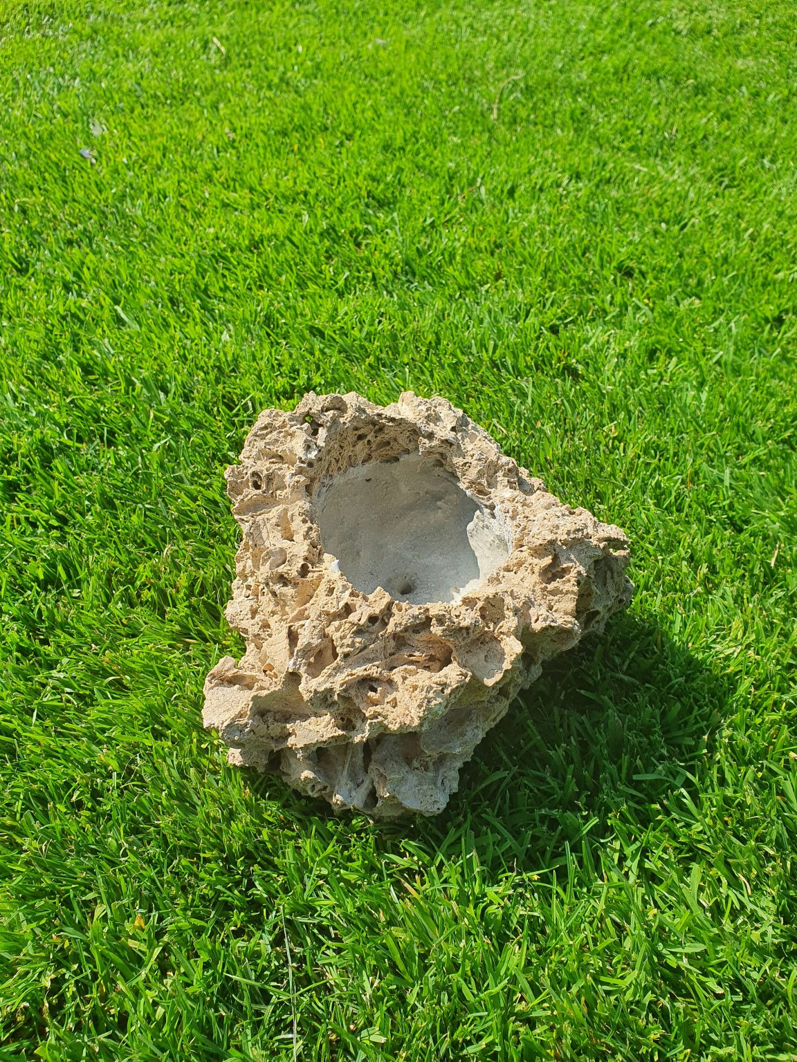 Pflanzschale Blumentopf aus Tuffstein MINI - Naturstein Centrum LPM