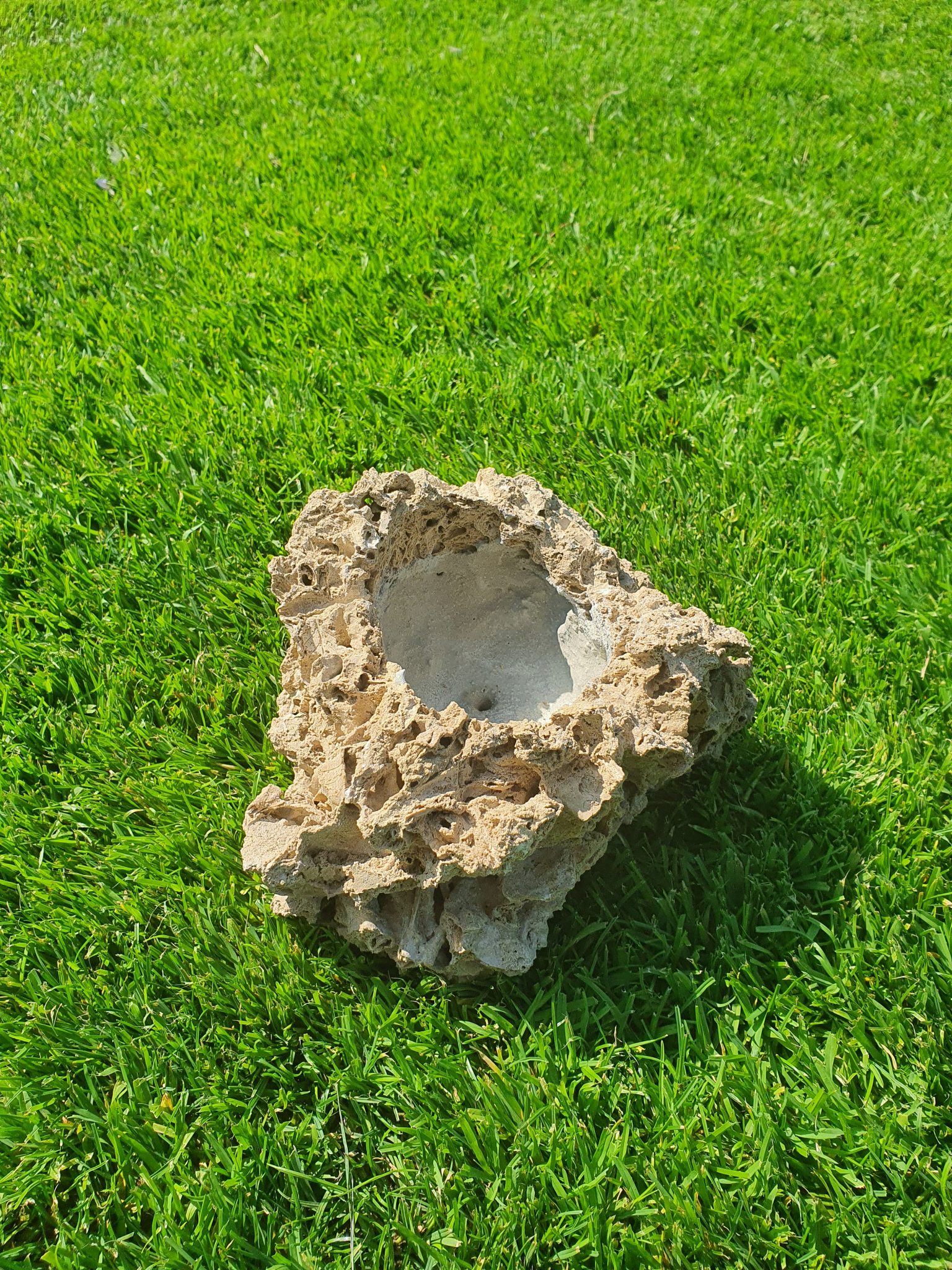 Pflanzschale Blumentopf aus Tuffstein MINI - Naturstein Centrum LPM