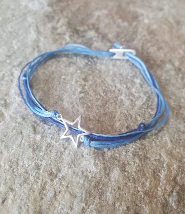 Armband mit silbernem Stern