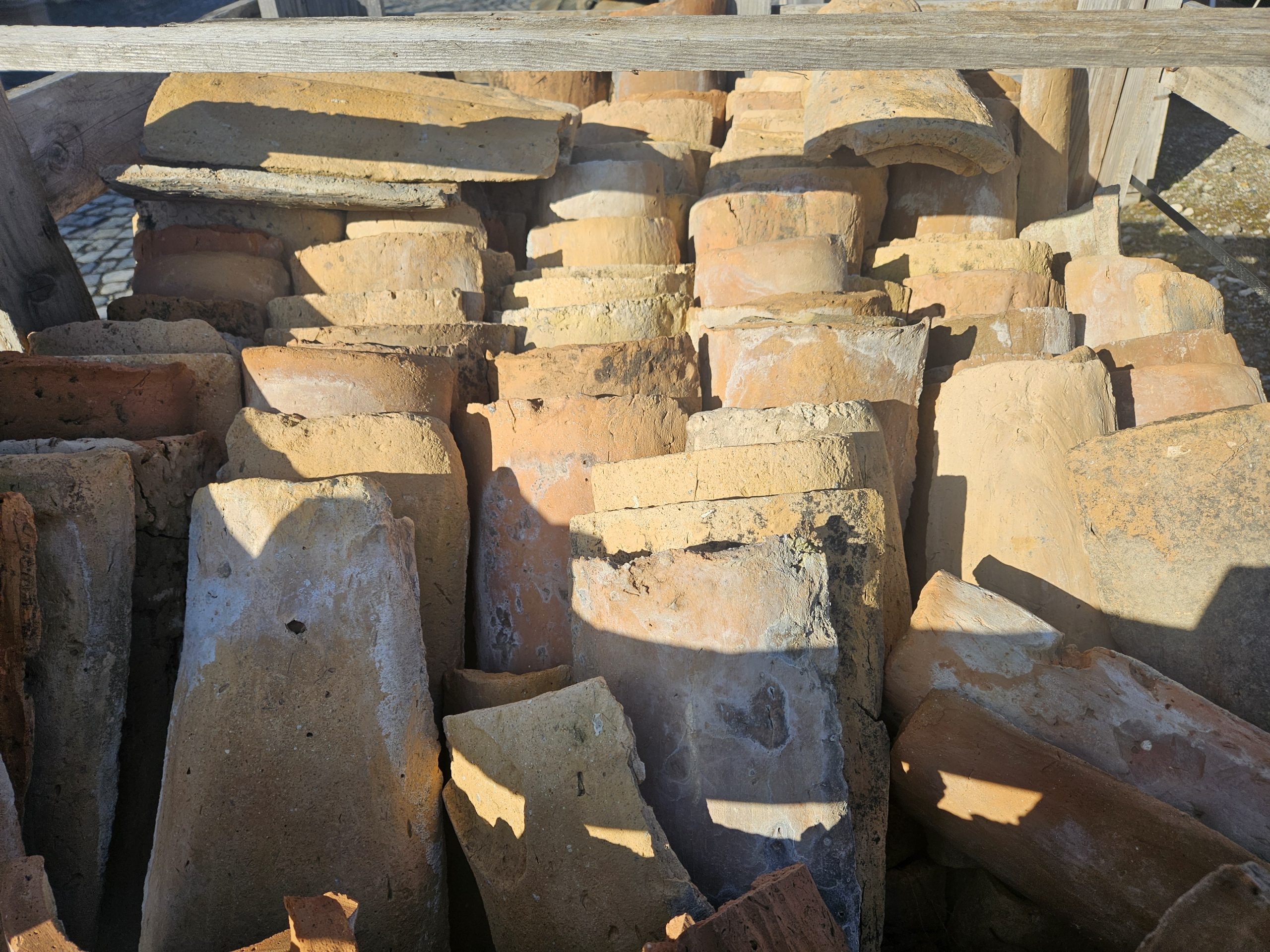 rustikale-dachziegel Antike mediterrane Dachziegel