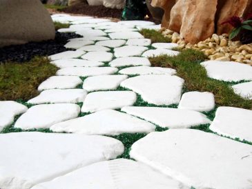 Santorini Steine schneeweiss Marmor