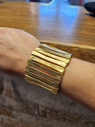 breites Armband golden