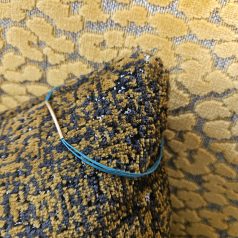 minimalistisches türkises Armband mit goldenem Steg