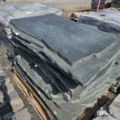 Polygonalplatten groß in dunkelgrau