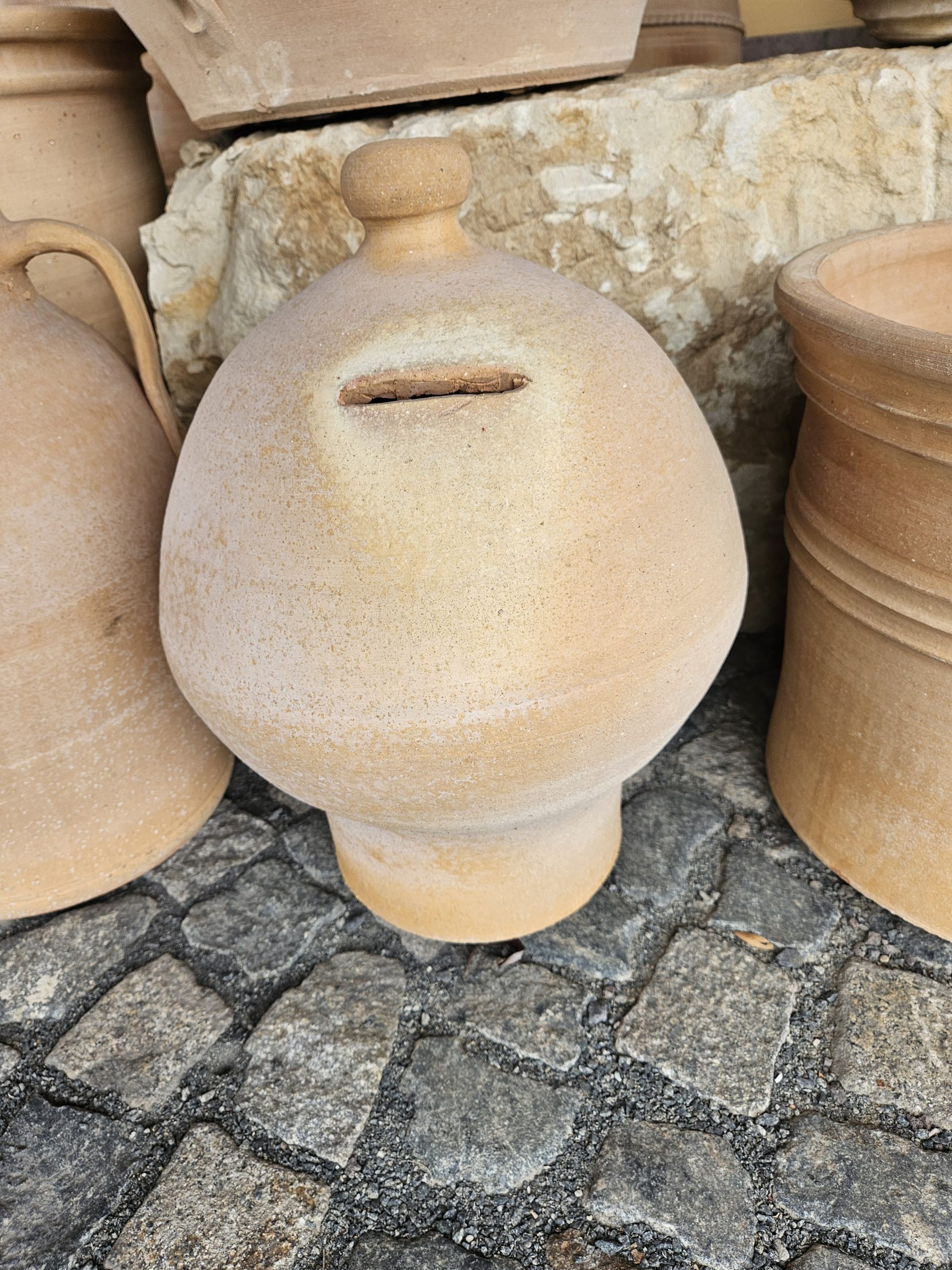 bauchige-keramik-spardose bauchige Spardose Keramik