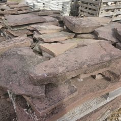 Sandstein rot antik Bruchplatten